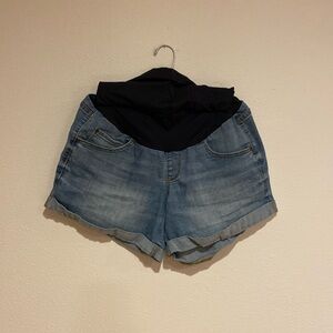 Maternity jean shorts, Size 10